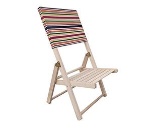 Liberoshopping Spiaggina in legno mare richiudibile per mare piscina