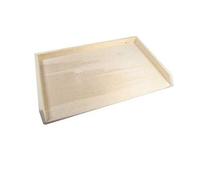 Liberoshopping Spianatoia per impastare in Legno di Betulla stendi Pasta con Gradino Antiscivolo (con Bordo, 85x50)