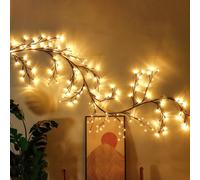 Libershine Albero LED Decorazione Domestica Albero, 144 Luci LED da Interno a Ramoscello, Luci LED Camera da Letto, Ghirlanda Luminoso Luci LED per Decorazione da Parete,Camera da Letto,Casa