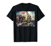 libertà Che Guida Il Popolo Eugene Delacroix Pittura Arte Maglietta