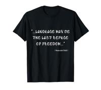 libertà di linguaggio Tipografia Design. Maglietta