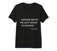 libertà di linguaggio Tipografia Design. Maglietta Premium