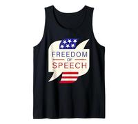 libertà di Parola Stelle e Strisce patriottiche Canotta