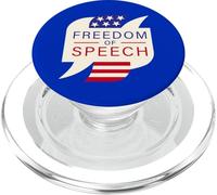 Libertà di parola stelle e strisce patriottiche PopSockets PopGrip per MagSafe