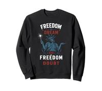 Liberta di Sognare Design Patriottico Felpa