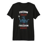 Liberta di Sognare Design Patriottico Maglietta Premium