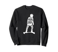 libertà di Stile di Vita nel Longboard Felpa