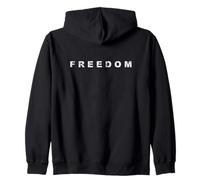 libertà Felpa con Cappuccio