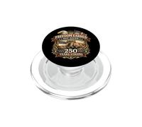 Libertà guadagnata non data 250 anni Strong Patriotic Eagle US PopSockets PopGrip per MagSafe