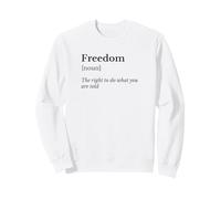 libertà la Definizione Felpa