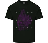 Libertà Macchine Teschio Uomo Cotone T-Shirt