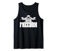 libertà Motociclista e Amante Moto Divertimento sulla Strada Canotta