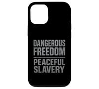 Libertà pericolosa sulla schiavitù pacifica Libertà Custodia per iPhone 12/12 Pro