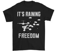 Libertà Reggimento Paracadutisti Para 1 2 3 4 SAS Uomo T-Shirt 100% Cotone