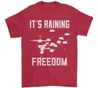 Libertà Reggimento Paracadutisti Para 1 2 3 4 SAS Uomo T-Shirt 100% Cotone