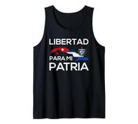 Libertad para Mi Patria Mappa Cubana, Bandiera e Emblema Naz Canotta