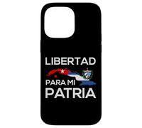 Libertad Para Mi Patria Mappa Cubana, Bandiera e Emblema Naz Custodia per iPhone 14 Pro Max