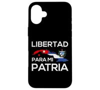 Libertad Para Mi Patria Mappa Cubana, Bandiera e Emblema Naz Custodia per iPhone 16 Plus
