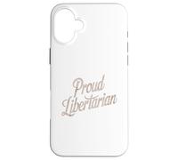 Libertario, anti FED, Orgoglioso libertarismo Argentina Milei Custodia per iPhone 16 Plus