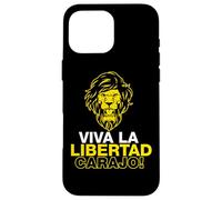 Libertarismo VIVA LA LIBERTAD CARAJO! Milei Presidente Custodia per iPhone 16 Pro Max