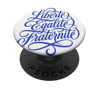 Liberté Égalité Fraternité Motto Francese PopSockets PopGrip Adesivo