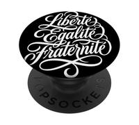 Liberté Égalité Fraternité Motto Francese PopSockets PopGrip Adesivo