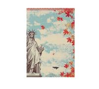 Liberty Autunno Retro America inverno bandiere all'aperto bandiere all'aperto banner per la decorazione esterna 28x40 double sided