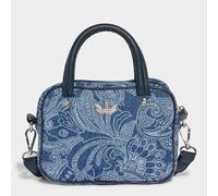 adidas Originals - Borsa quadrata in denim chiaro in collaborazione con Liberty London-Blu One Size