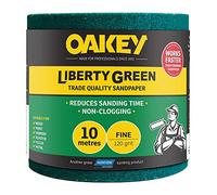 Liberty Green - Rotolo di carta abrasiva 115 mm x 10 m, 120 g