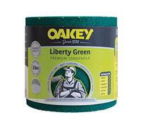 Liberty Green - Rotolo di carta abrasiva 115 mm x 10 m, misura media, 60 g