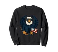 Liberty Guardian Eagle Forza e Coraggio Felpa