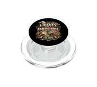 Liberty ha un nome da veterano 1776 Eagle Flag USA Veteran Pride PopSockets PopGrip per MagSafe