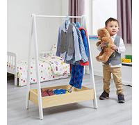 Liberty House Toys - Armadietto per bambini, in legno di pino e bianco, in MDF, 98,5 x 64,5 x 42 cm