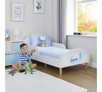 Liberty House Toys Lettino per bambini con scritta Reach for the Stars, 68 x 74 x 144 cm (A x L x P)