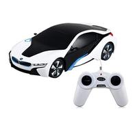 Liberty Imports-48400 BMW I8 1:24 Auto telecomandata, Colore Bianco e Nero, Scale, Conce12pt Car