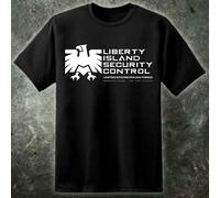 Liberty Island USPF Maglietta Uomo Snake Plissken Escape Da New York Anni '80