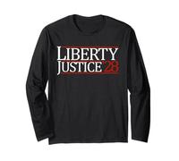Liberty Justice '28 con libertà e Giustizia per Tutti Maglia a Manica