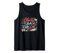 Liberty Looks Cute on Me - Coquette per Il 250° Anniversario degli Stati Uniti Canotta