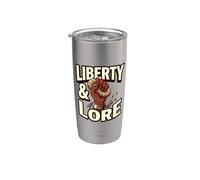 Liberty & Lore Attivismo per la libertà Movimento nero per la giustizia sociale Bicchiere termico in acciaio inox doppia parete