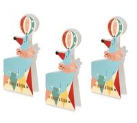 Libetui Set di 6 biglietti d'invito per il compleanno dei bambini, con busta