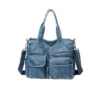 LIbgiubhy Borsa a tracolla alla moda e funzionale per le donne borsa a tracolla per lavoro e scuola, D