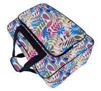 LIbgiubhy Borsa da viaggio per macchina da cucire, custodia protettiva in nylon con ampio spazio per attrezzi e nozioni, colori vivaci, design elegante, Bianco latte