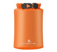 LIbgiubhy Borsa impermeabile Per Kayak Rafting Canottaggio Escursionismo Campeggio Secco Sacchetti Impermeabile Sacchetto Packaging Leggero Per Canoe, Arancione brillante, 3 l