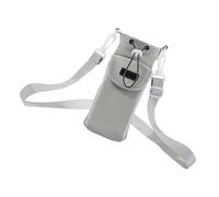 LIbgiubhy Borsa protettiva per bottiglia d'acqua all'aperto con tracolla regolabile per bevande bollitore custodia porta bicchieri, Grigio