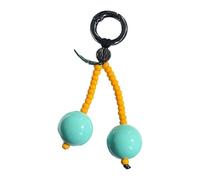 LIbgiubhy Ciondolo a forma di ciliegie con perline colorate, accessorio per donne alla moda che cercano un tocco unico su oggetti di tutti i giorni