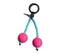 LIbgiubhy Ciondolo a forma di ciliegie con perline colorate, accessorio per donne alla moda che cercano un tocco unico su oggetti di tutti i giorni