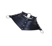 LIbgiubhy Collana in ecopelle vintage gotica punk alla moda stile gotico punk collana con cinghie regolabili in ecopelle per le donne