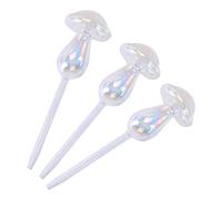 LIbgiubhy Confezione da 3 lampadine autoirriganti in vetro per piante con innaffiatura automatica, per piante in vaso, funghi, dispositivo per irrigazione