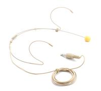 LIbgiubhy Cuffia microfono headworn doppio auricolare sopra l'orecchio appeso microfono a condensatore con spina diritta da 3,5 mm facile da usare