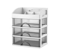 LIbgiubhy Custodia multiuso da scrivania con cassetti scorrevoli lisci per forniture per ufficio e documenti per uso domestico